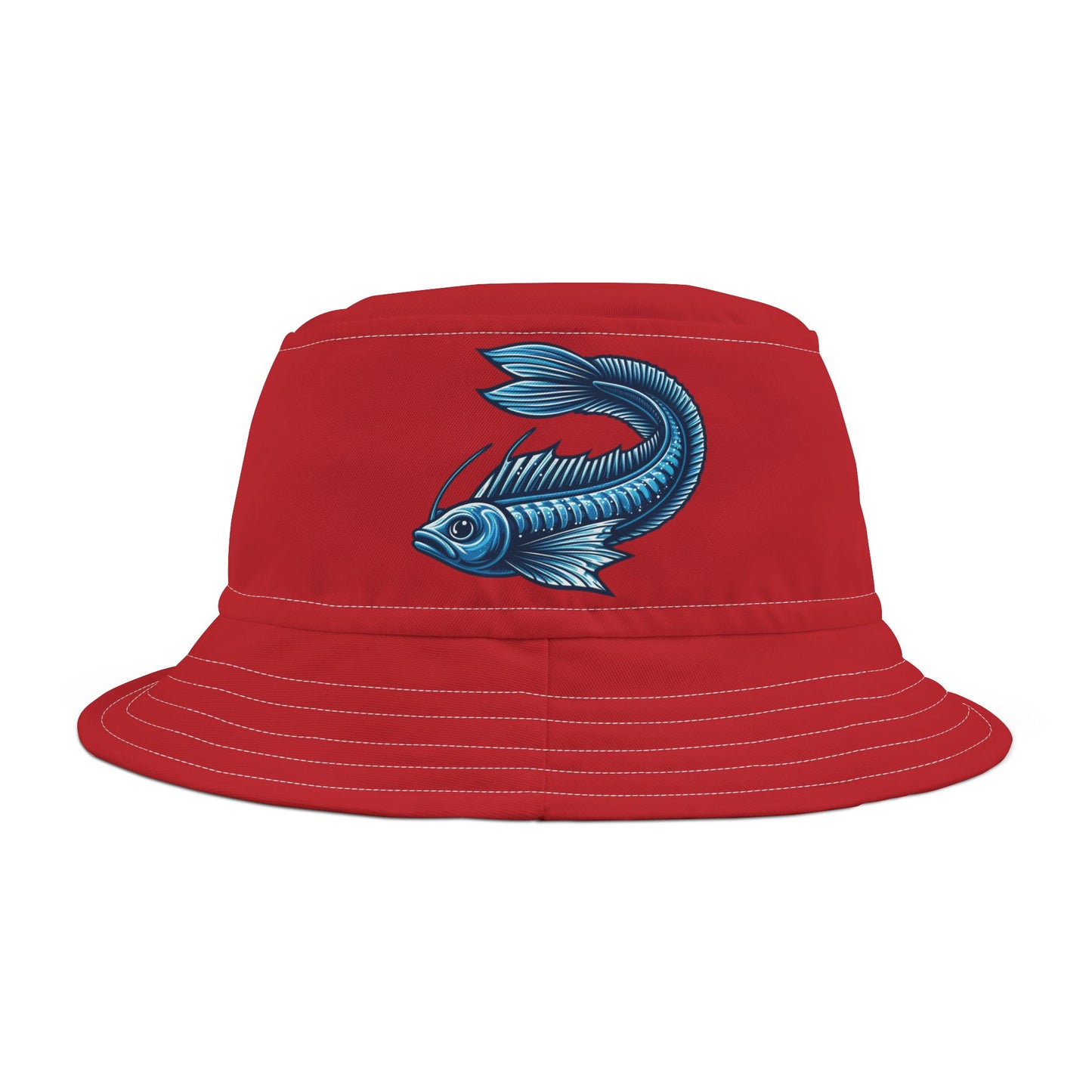 Red Deep-Sea Bucket Hat