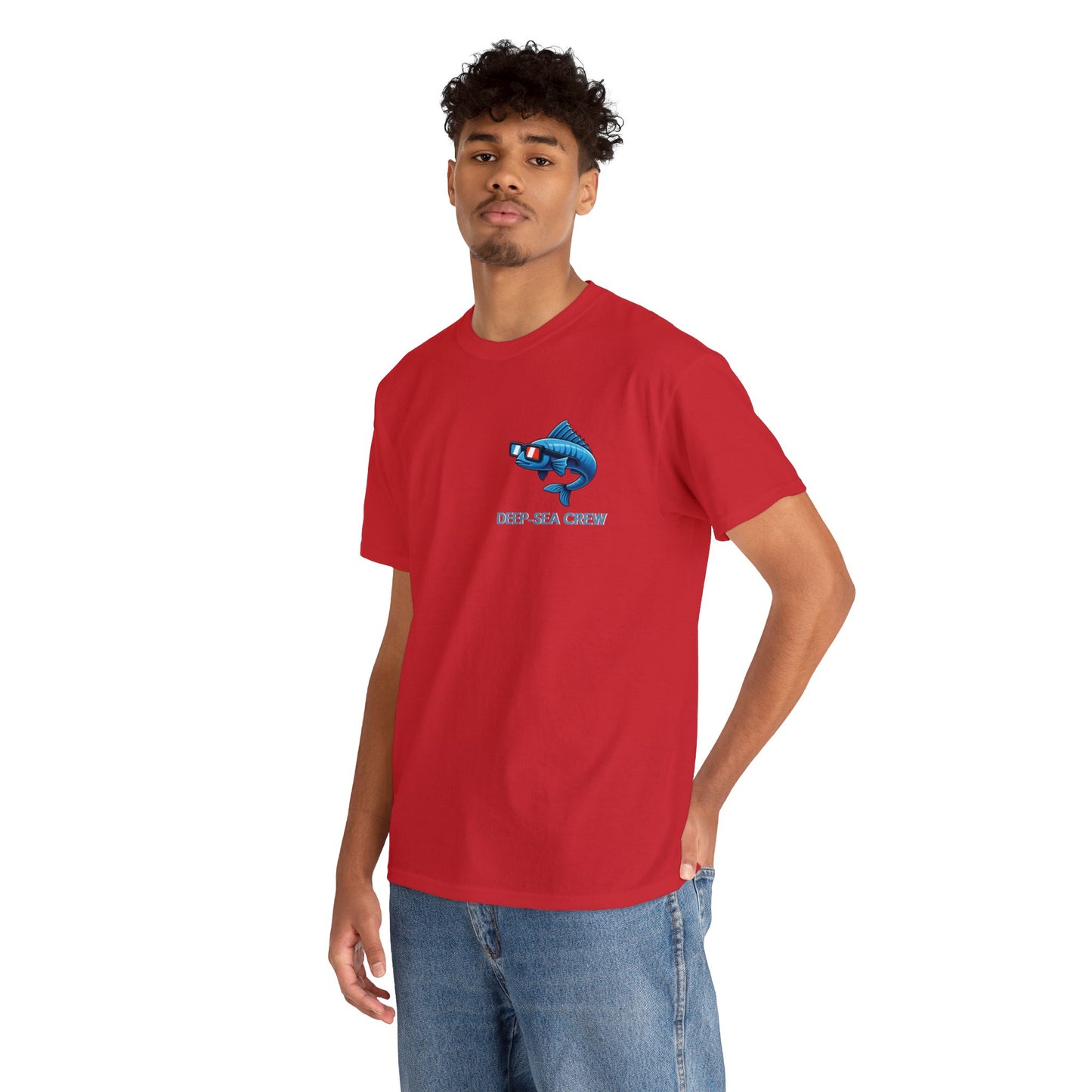 Deep-Sea Tee: 3D Fish