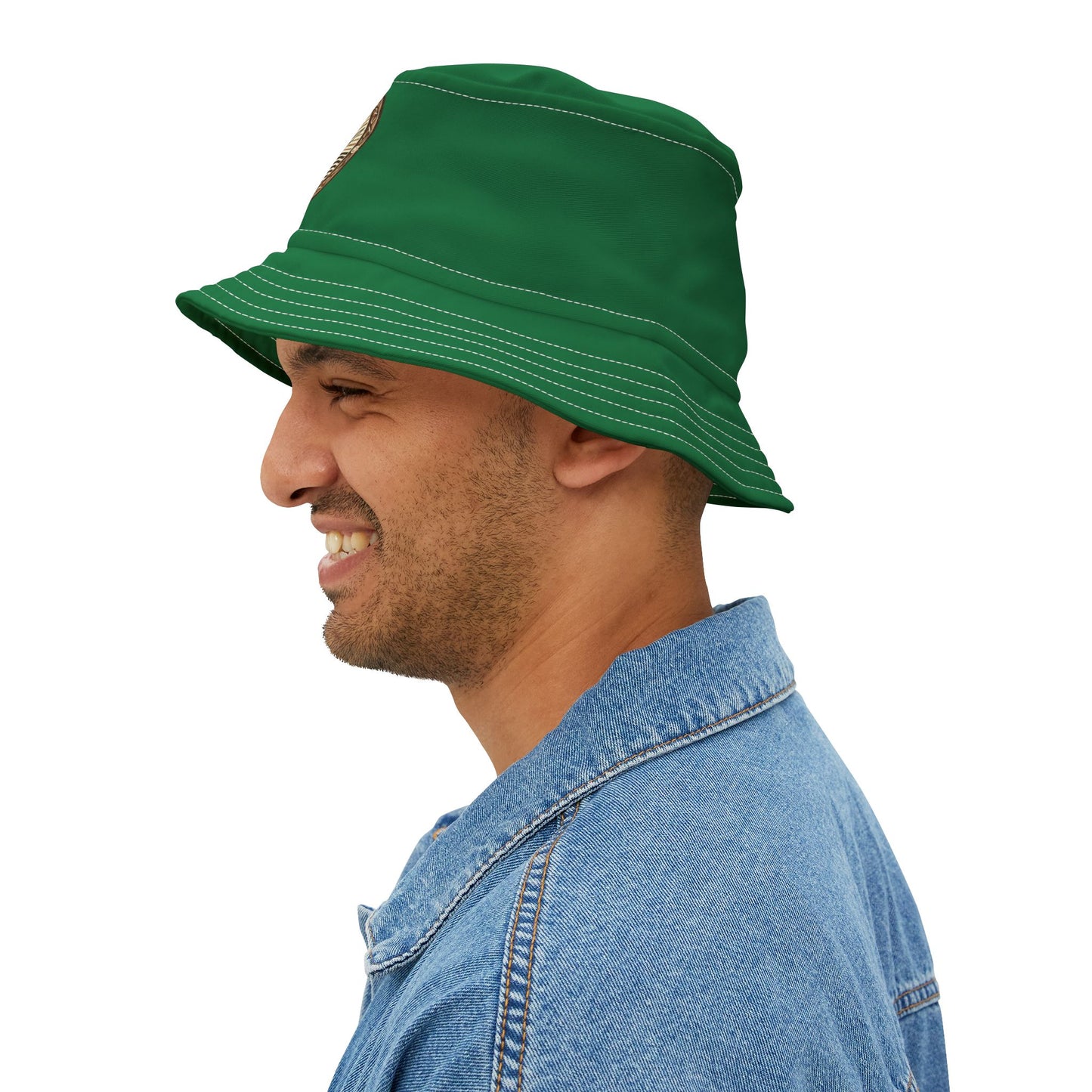 King Fisher Bucket Hat in Green