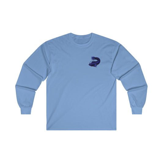 Long-Sleeve Deep-Sea Tee: Dark Logo