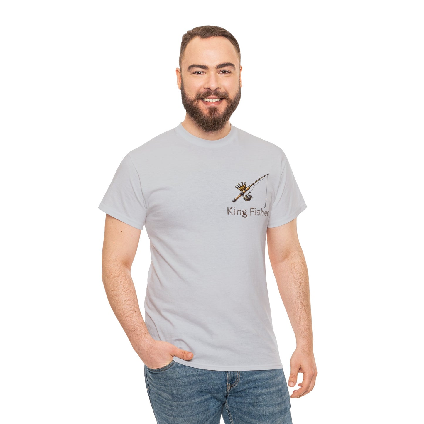 King Fisher Tee: Rod & Reel