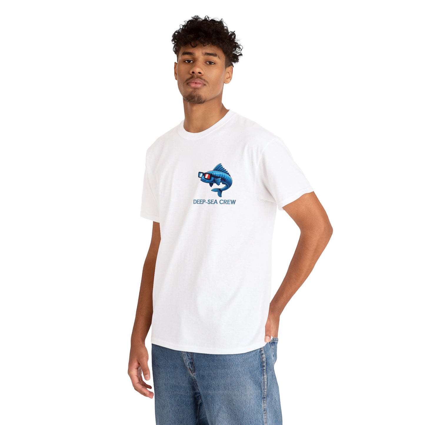 Deep-Sea Tee: 3D Fish