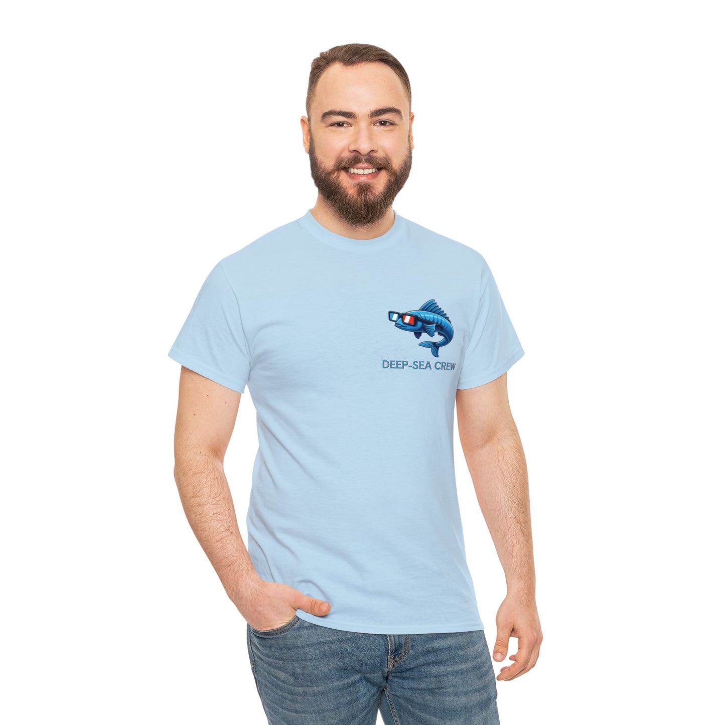 Deep-Sea Tee: 3D Fish