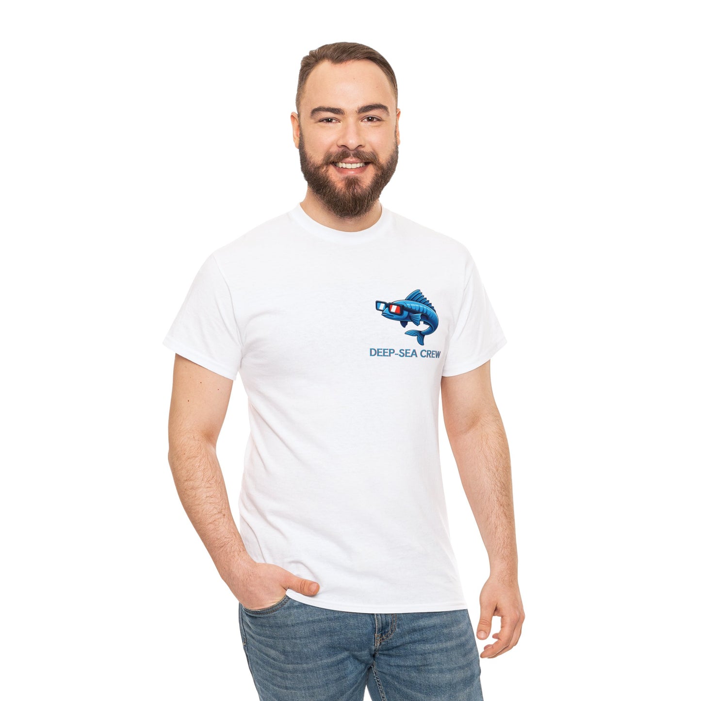 Deep-Sea Tee: 3D Fish