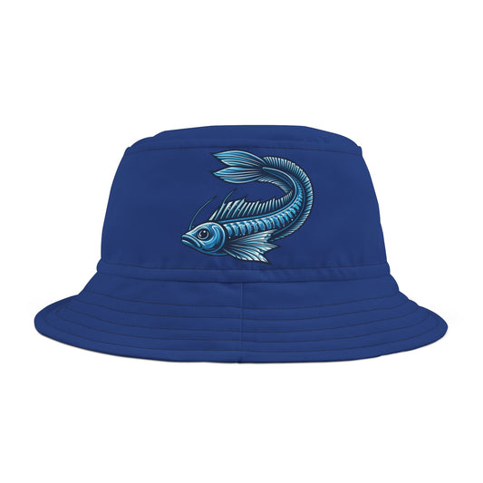 Blue Deep-Sea Bucket Hat