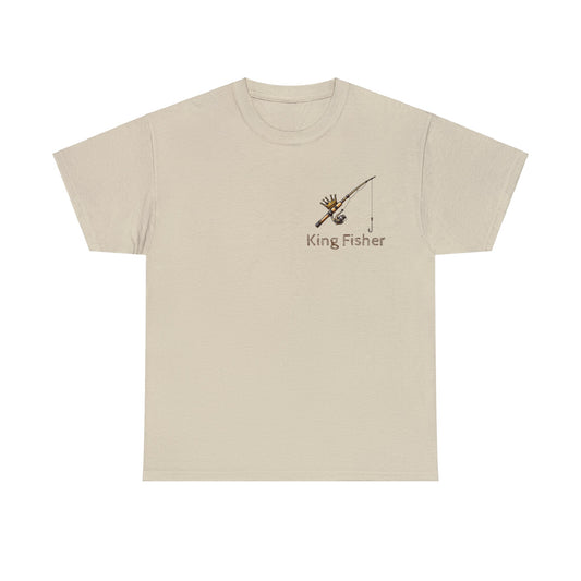 King Fisher Tee: Rod & Reel